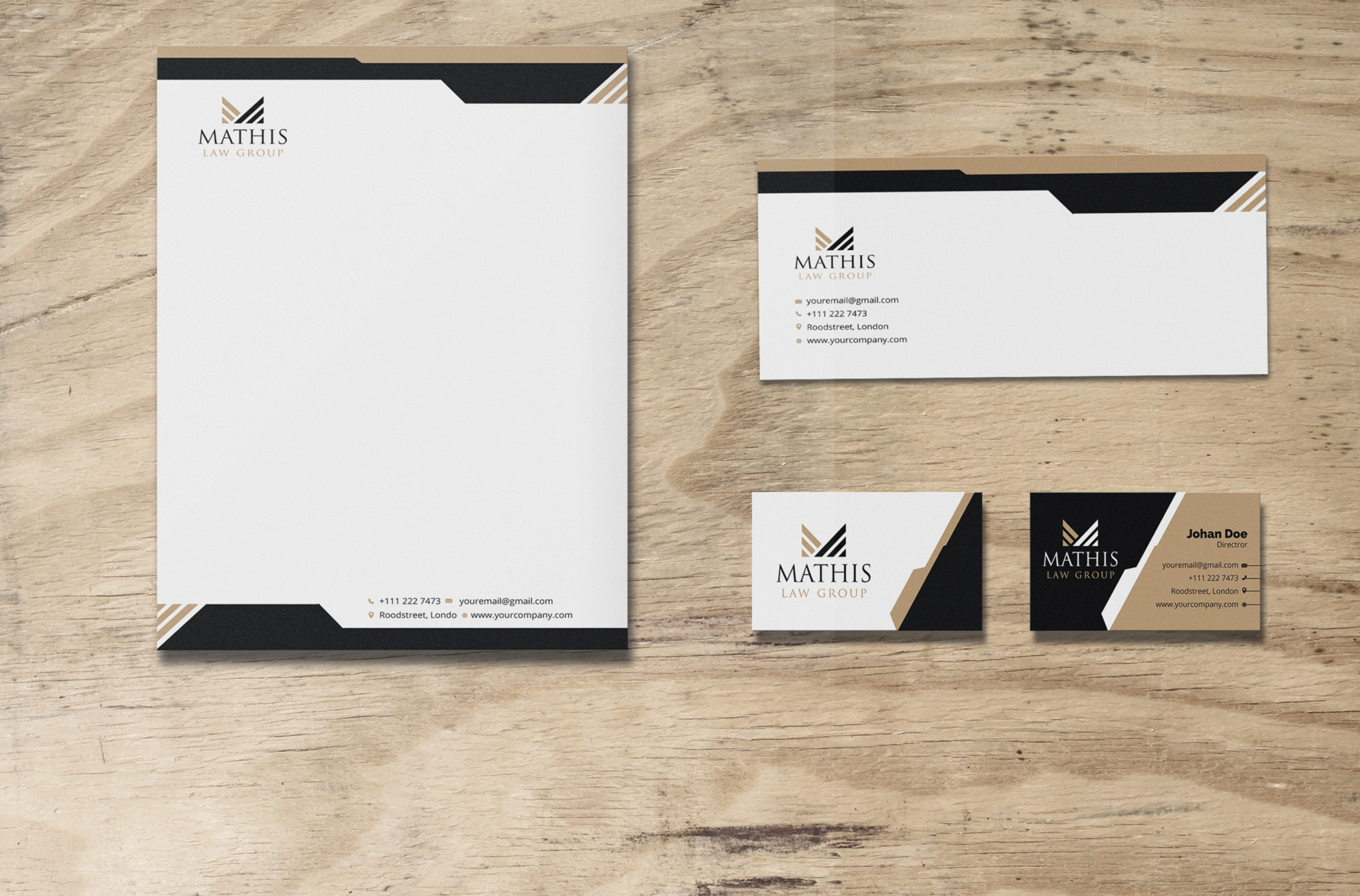 Design En-Tête par Impressive Solutions pour Mathis Law Group  | Design #23949005