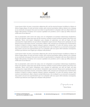 MLG Letterhead | Letterhead Design by AbyJohns