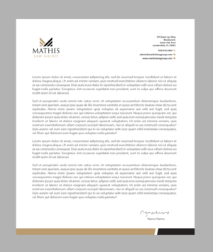 Letterhead Design by AbyJohns for Mathis Law Group  | Design: #23949290