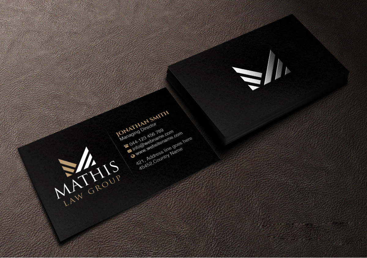 Letterhead Design by Creations Box 2015 for Mathis Law Group  | Design #23952104