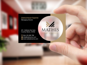 Diseño de Membrete por Creations Box 2015 para Mathis Law Group  | Diseño: #23952108