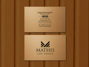 Diseño de Membrete por Creations Box 2015 para Mathis Law Group  | Diseño: #23952111
