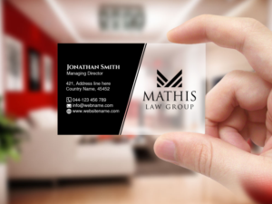 Diseño de Membrete por Creations Box 2015 para Mathis Law Group  | Diseño: #23952113