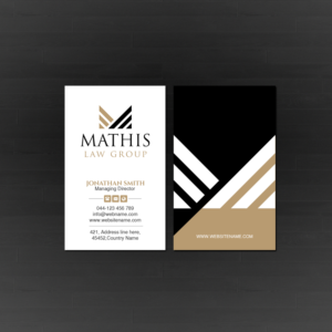 Diseño de Membrete por Creations Box 2015 para Mathis Law Group  | Diseño: #23952125