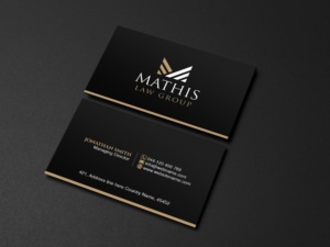 Letterhead Design by Creations Box 2015 for Mathis Law Group  | Design: #23952133