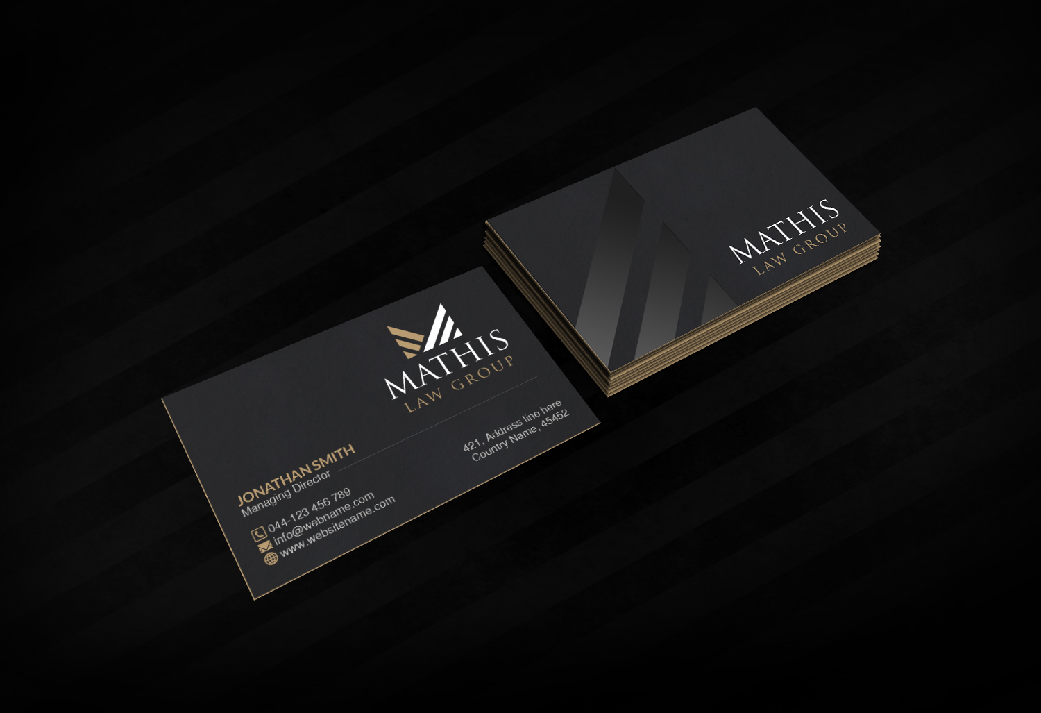 Letterhead Design by Creations Box 2015 for Mathis Law Group  | Design #23952137