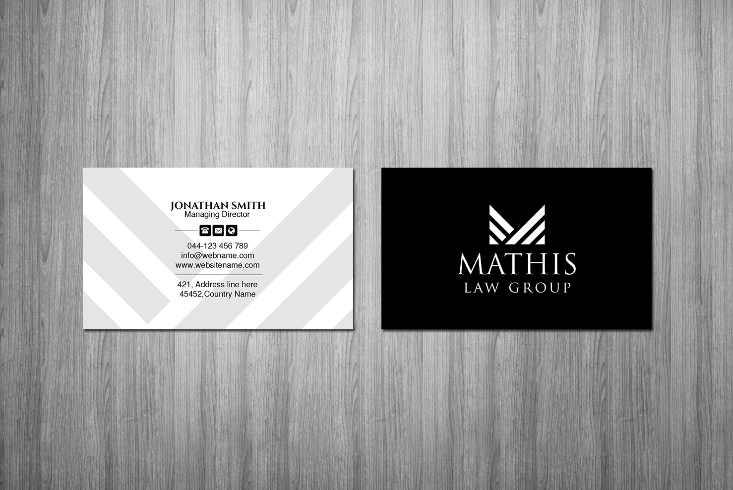 Letterhead Design by Creations Box 2015 for Mathis Law Group  | Design #23952138