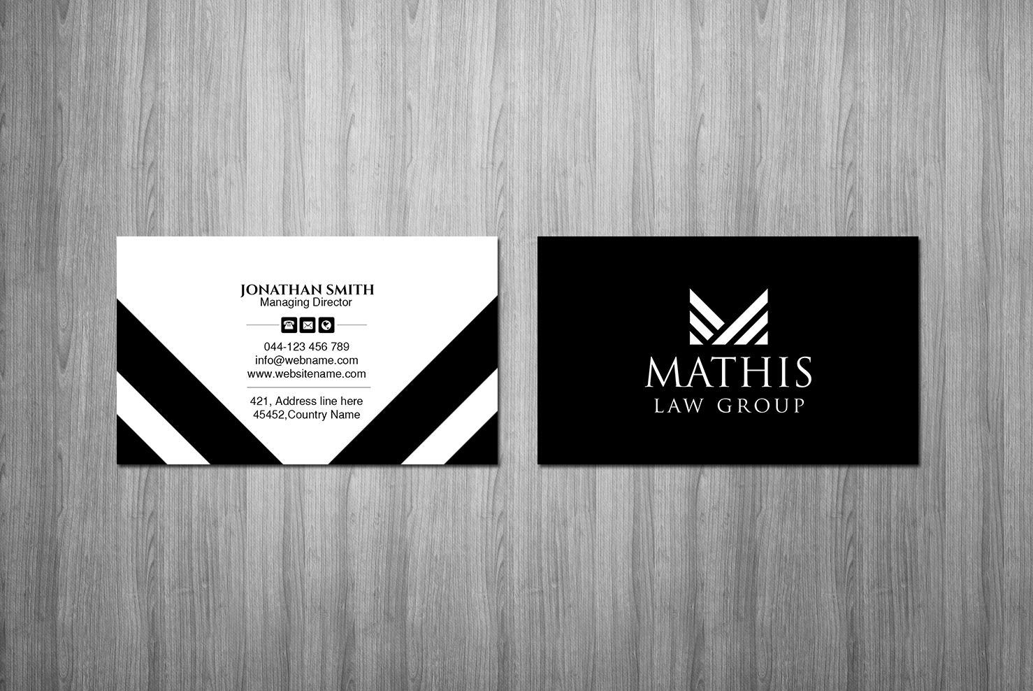 Letterhead Design by Creations Box 2015 for Mathis Law Group  | Design #23952140