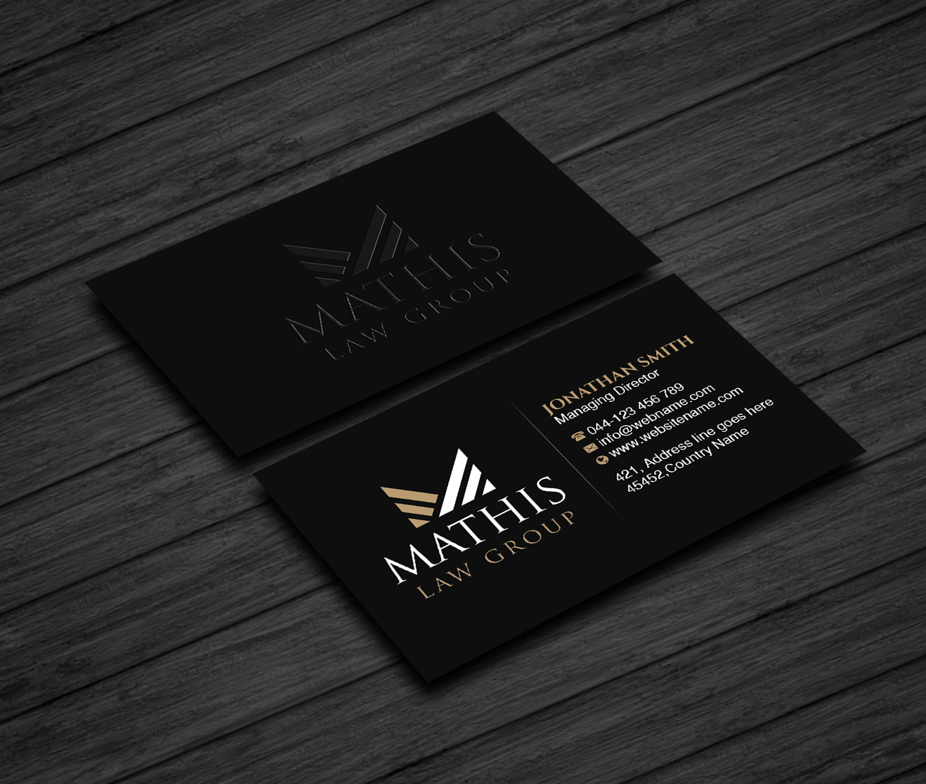Letterhead Design by Creations Box 2015 for Mathis Law Group  | Design #23952532