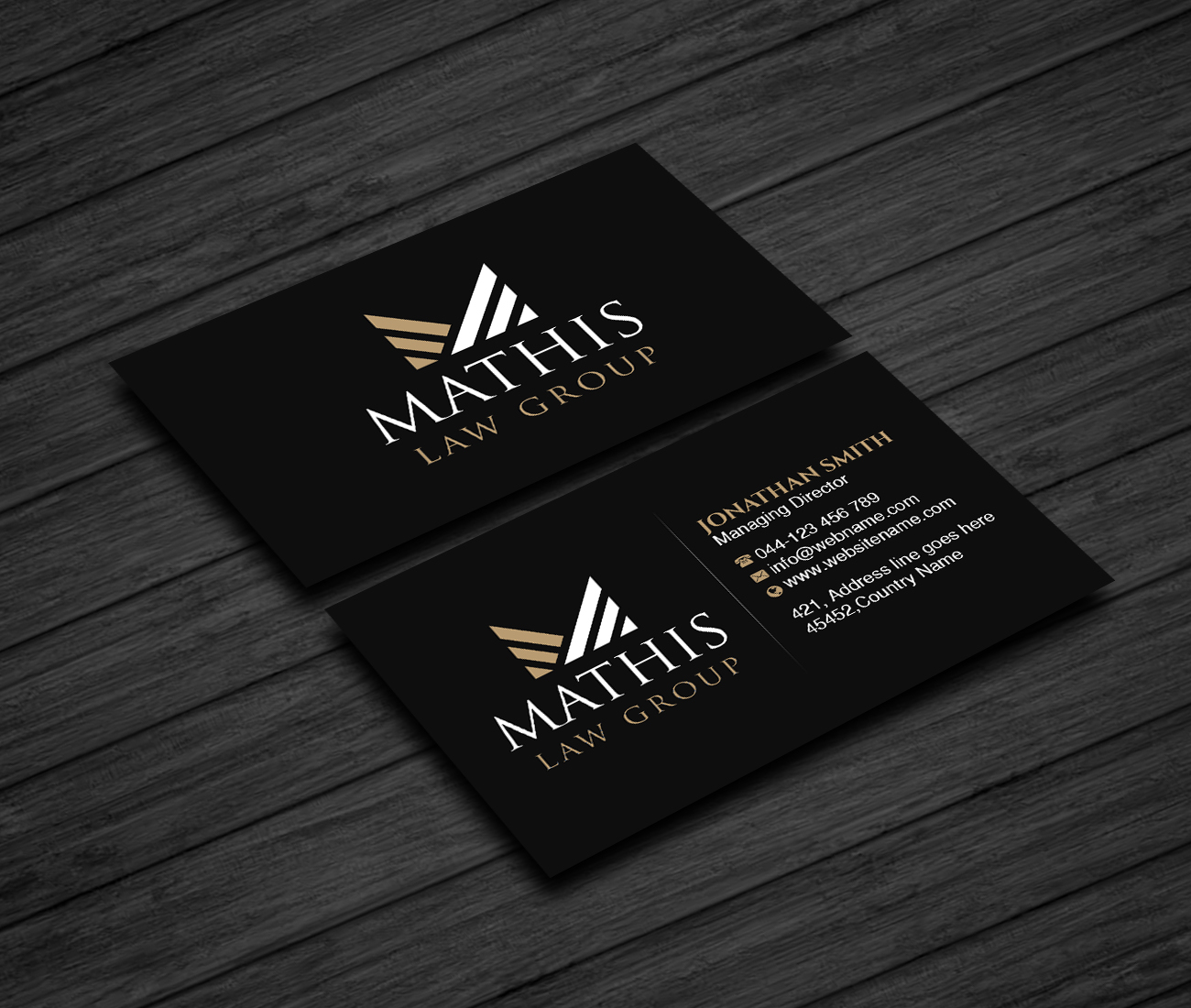 Letterhead Design by Creations Box 2015 for Mathis Law Group  | Design #23952536