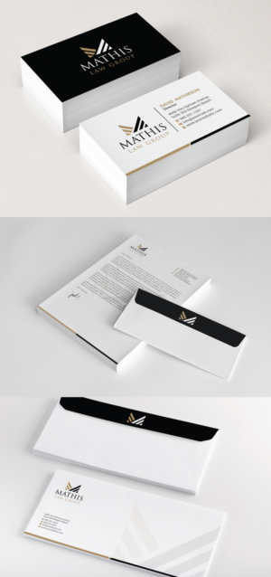 Letterhead Design by R.design for Mathis Law Group  | Design: #23946227