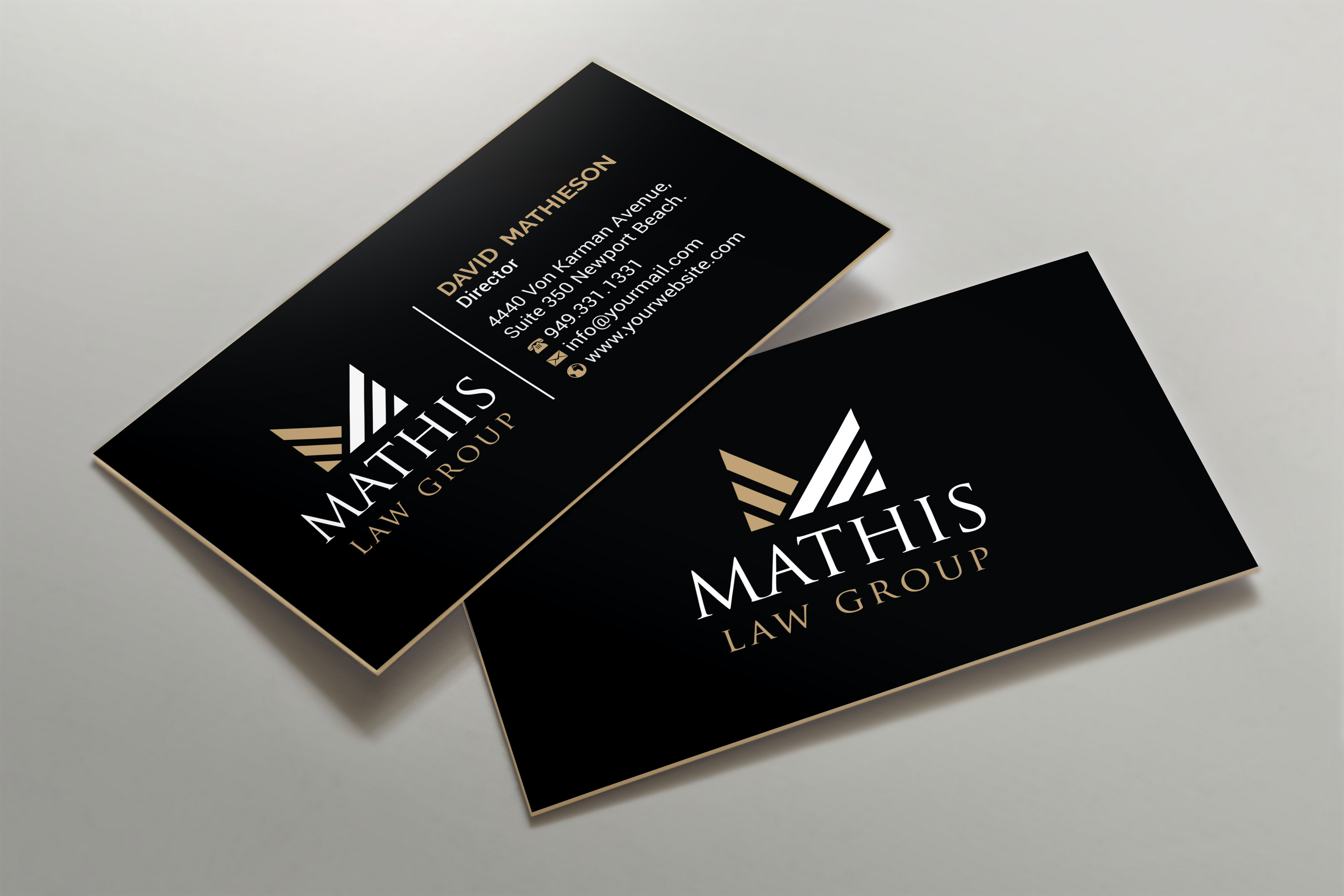 Letterhead Design by R.design for Mathis Law Group  | Design #23946449