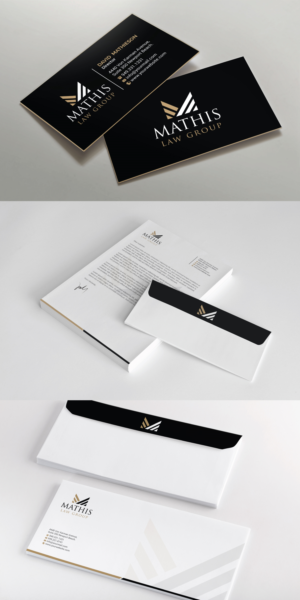Letterhead Design by R.design for Mathis Law Group  | Design: #23946468