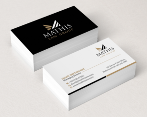 Letterhead Design by R.design for Mathis Law Group  | Design: #23946687