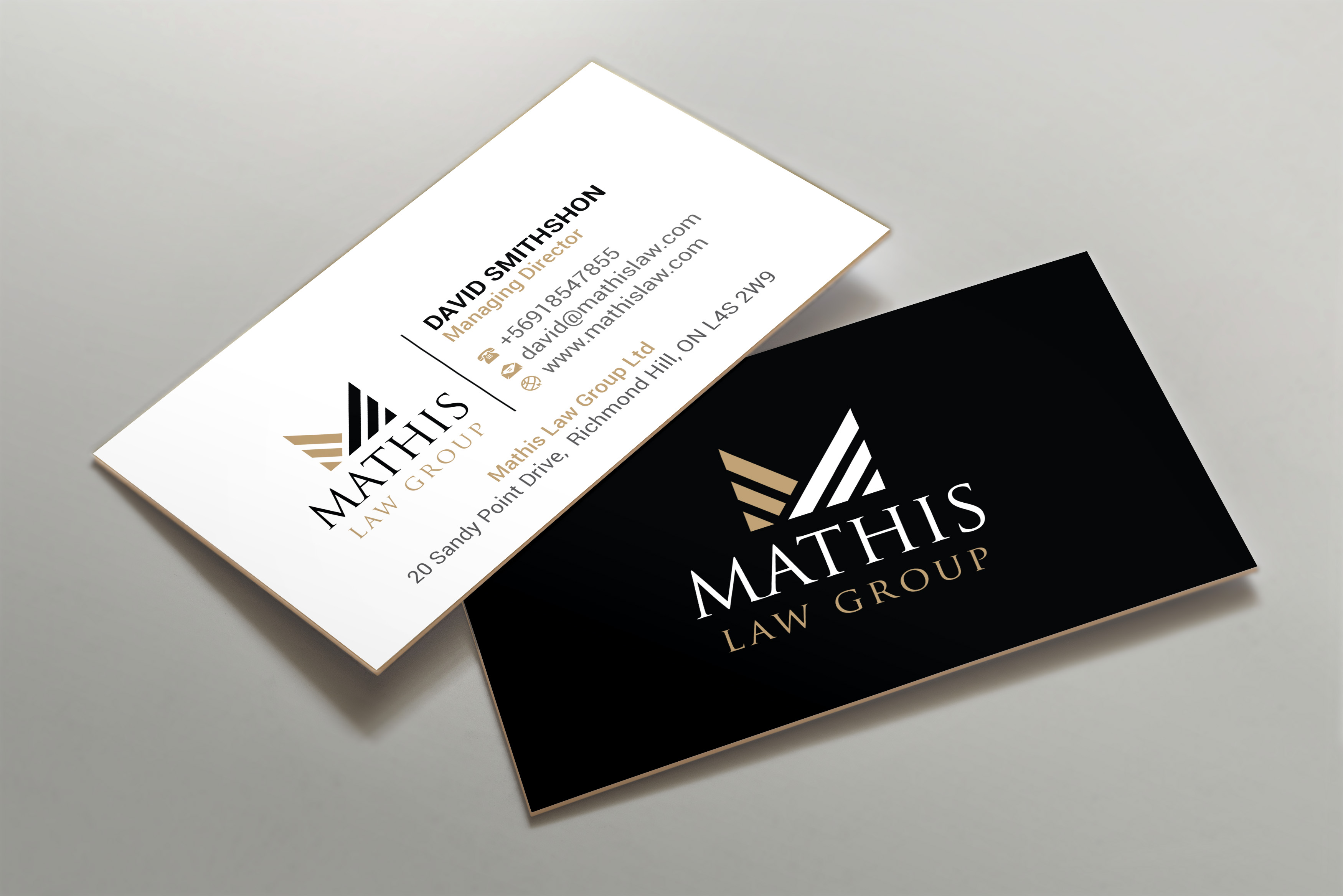Letterhead Design by R.design for Mathis Law Group  | Design #23946769