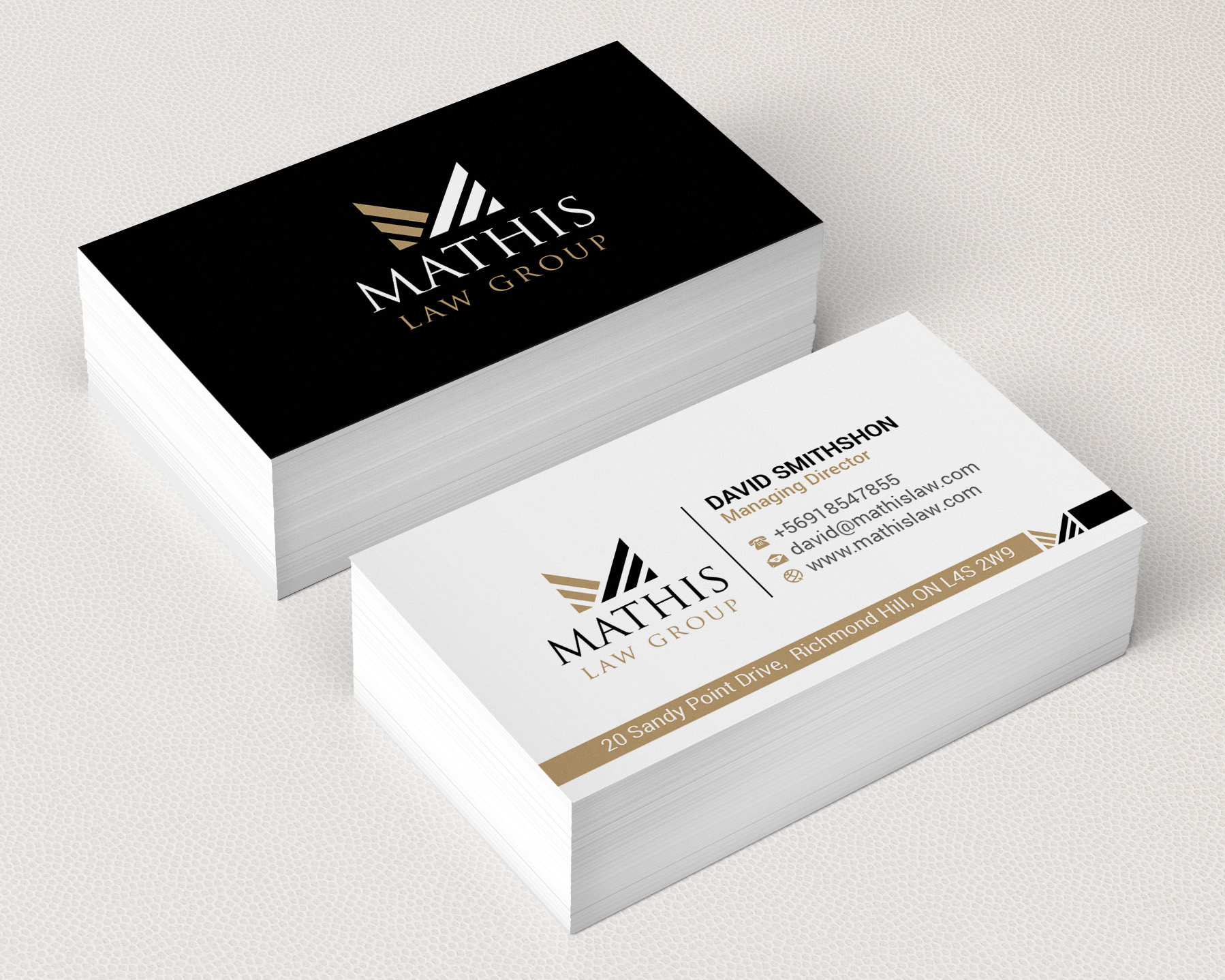 Letterhead Design by R.design for Mathis Law Group  | Design #23946901