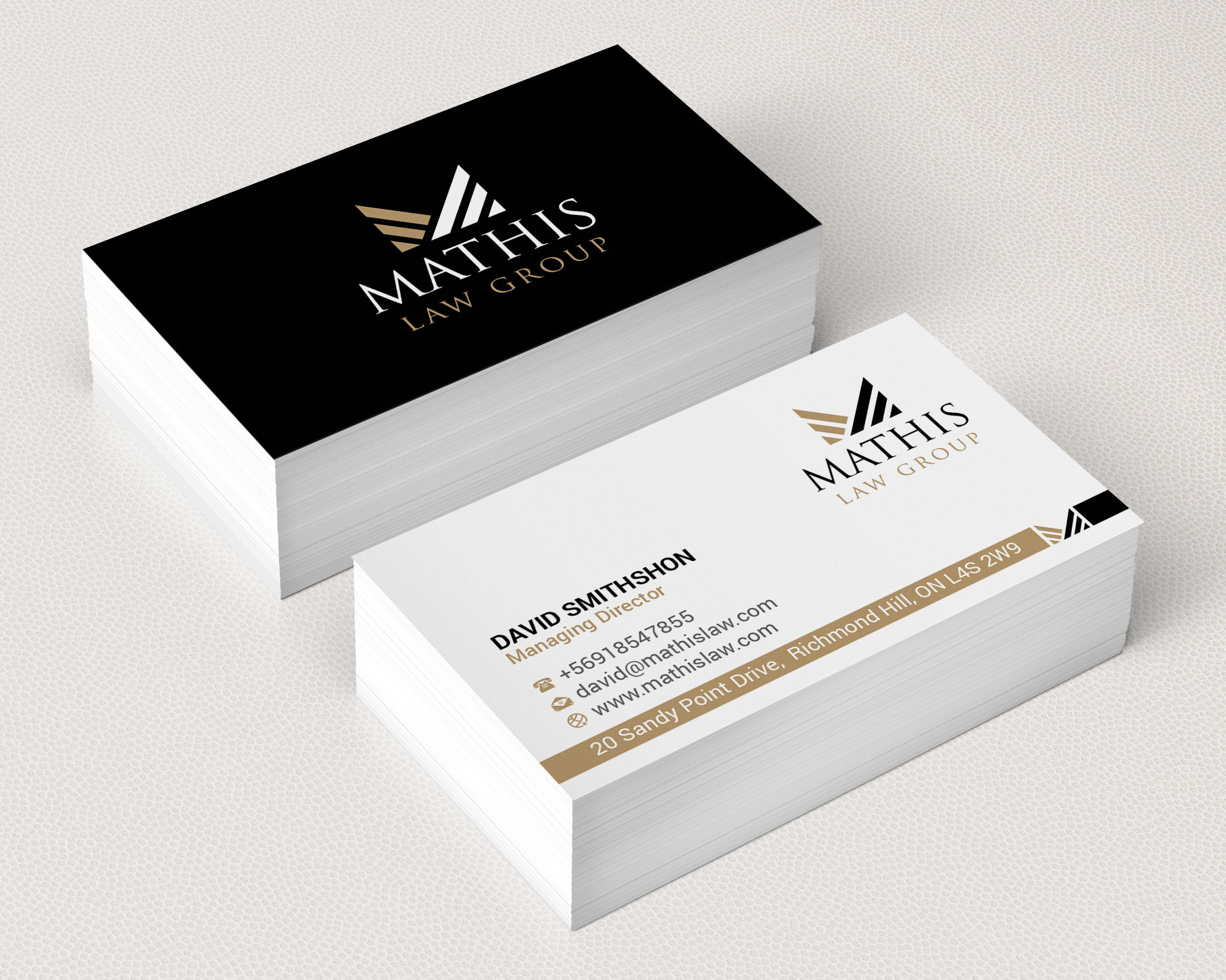 Letterhead Design by R.design for Mathis Law Group  | Design #23947677