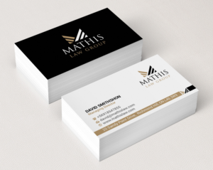 Letterhead Design by R.design for Mathis Law Group  | Design: #23947677