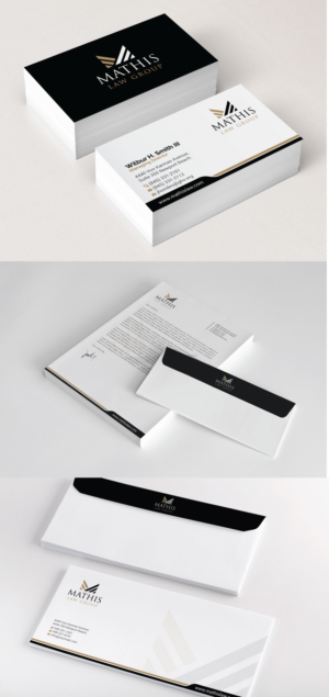 Letterhead Design by R.design for Mathis Law Group  | Design: #23951418