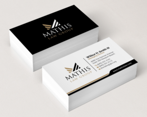 Letterhead Design by R.design for Mathis Law Group  | Design: #23951456