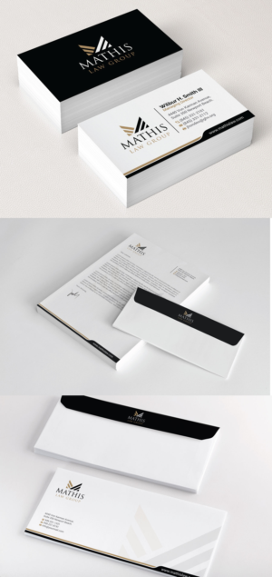 Letterhead Design by R.design for Mathis Law Group  | Design: #23951460