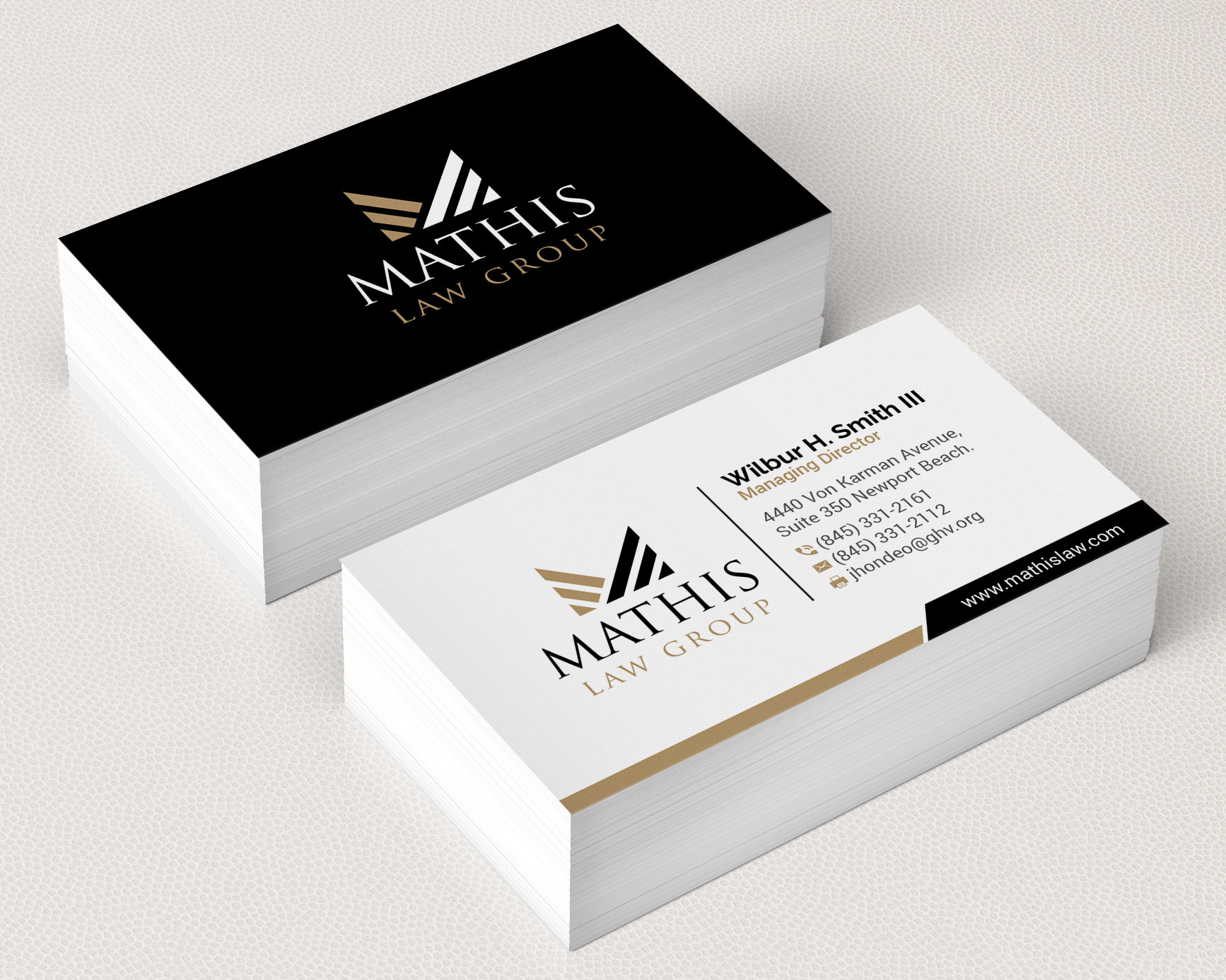 Letterhead Design by R.design for Mathis Law Group  | Design #23951496