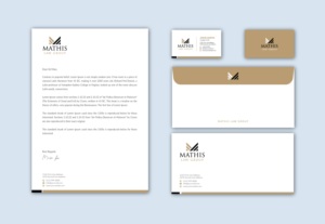 Letterhead Design by Musa. A for Mathis Law Group  | Design: #24009644