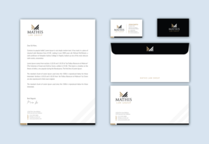 Letterhead Design by Musa. A for Mathis Law Group  | Design: #24067070