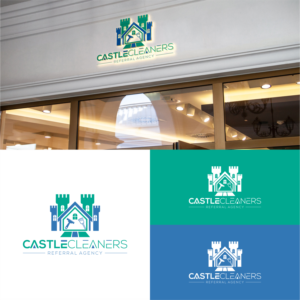 CastleCleaners Referral Agency | Logo Design by tejo