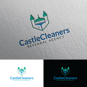 CastleCleaners Referral Agency | Logo Design by Rii