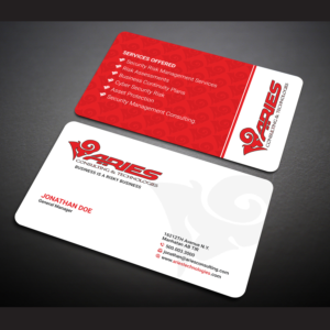 Diseño de Tarjeta de Presentación por Designers Hub para Sikur Services LLC. | Diseño: #23968449