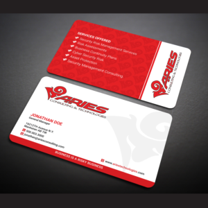 Aries Consulting and Technology Business Card | Design de Carte de Visite par Designers Hub