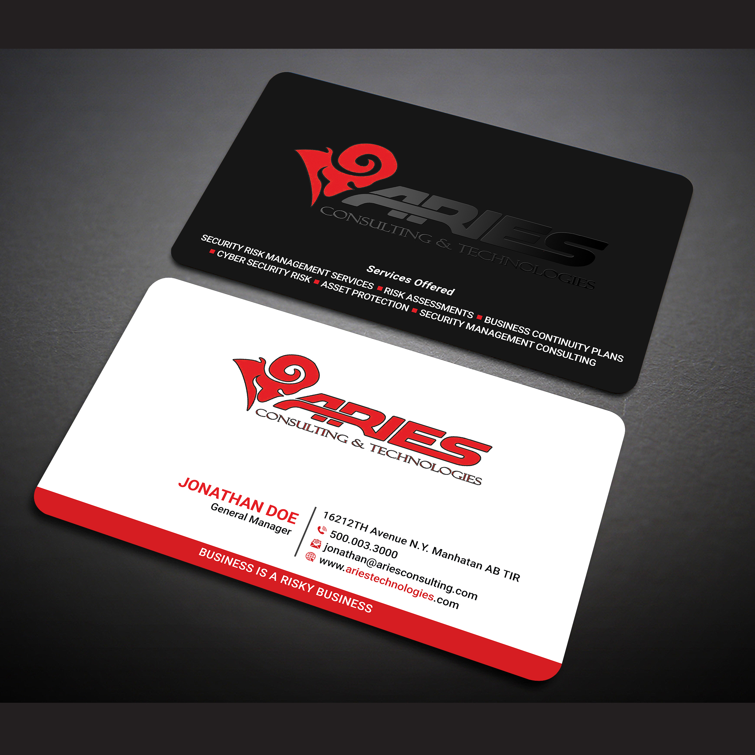 Design de Carte de Visite par Designers Hub pour Sikur Services LLC. | Design #23975604