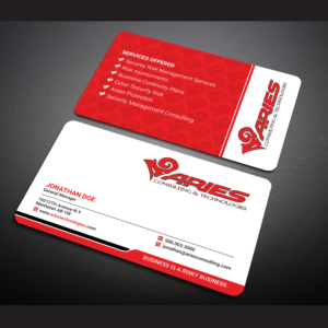 Diseño de Tarjeta de Presentación por Designers Hub para Sikur Services LLC. | Diseño: #23978052