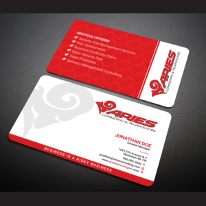 Diseño de Tarjeta de Presentación por Designers Hub para Sikur Services LLC. | Diseño: #23978302