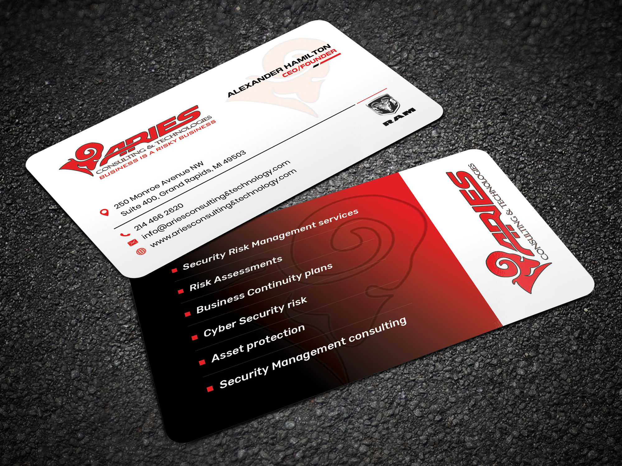 Design de Carte de Visite par Sandaruwan pour Sikur Services LLC. | Design #23964206