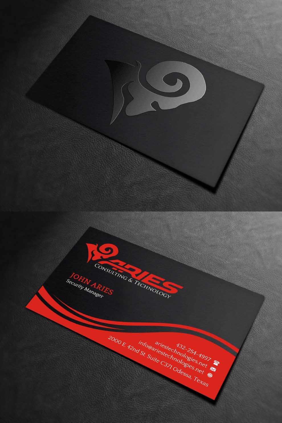 Business Card Design by INDIAN_Ashok for Sikur Services LLC. | Design #24010803