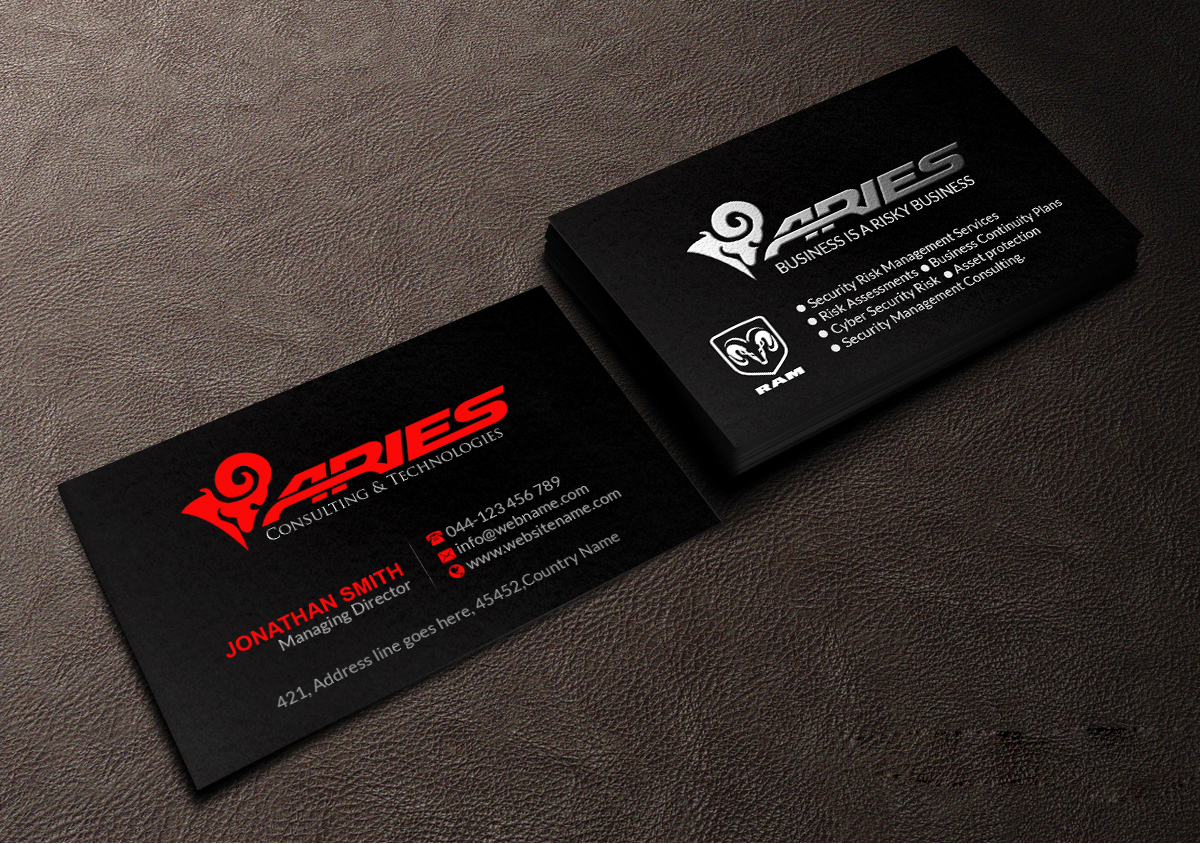 Business Card Design by Creations Box 2015 for Sikur Services LLC. | Design #23973038