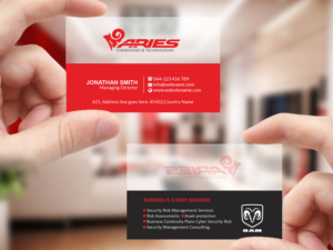 Visitenkarten-Design von Creations Box 2015 für Sikur Services LLC. | Design: #23975542