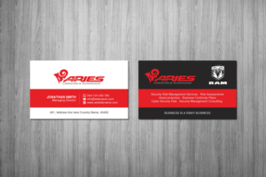 Visitenkarten-Design von Creations Box 2015 für Sikur Services LLC. | Design: #23975576