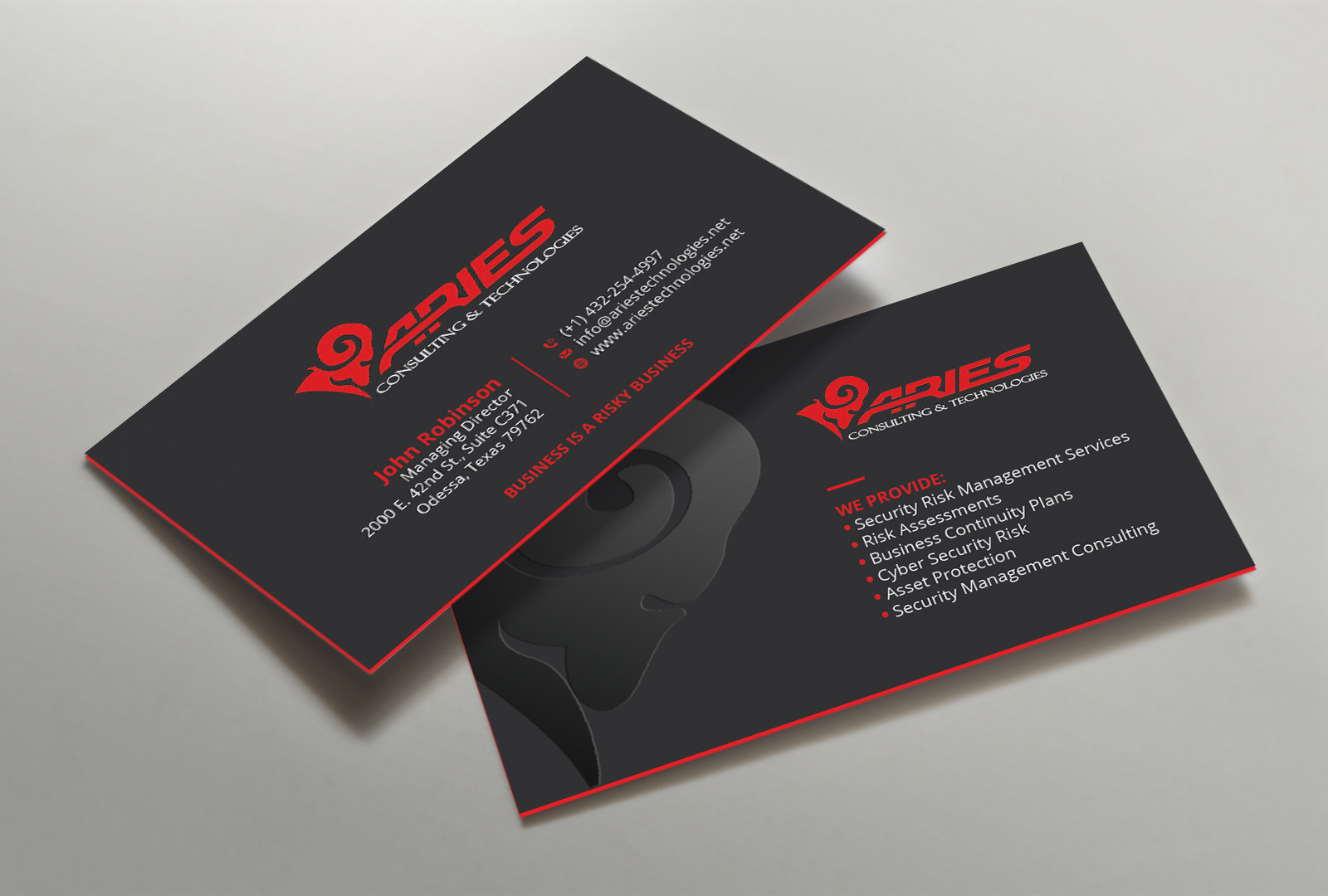 Design de Carte de Visite par OxonoArt pour Sikur Services LLC. | Design #24007593