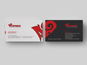 Diseño de Tarjeta de Presentación por OxonoArt para Sikur Services LLC. | Diseño: #24007624