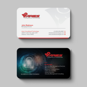 Diseño de Tarjeta de Presentación por OxonoArt para Sikur Services LLC. | Diseño: #24007808