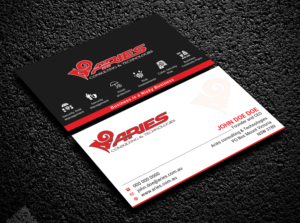 Aries Consulting and Technology Business Card | Design de Carte de Visite par Bold Pixels