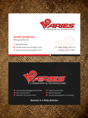 Diseño de Tarjeta de Presentación por Bold Pixels para Sikur Services LLC. | Diseño: #24007984