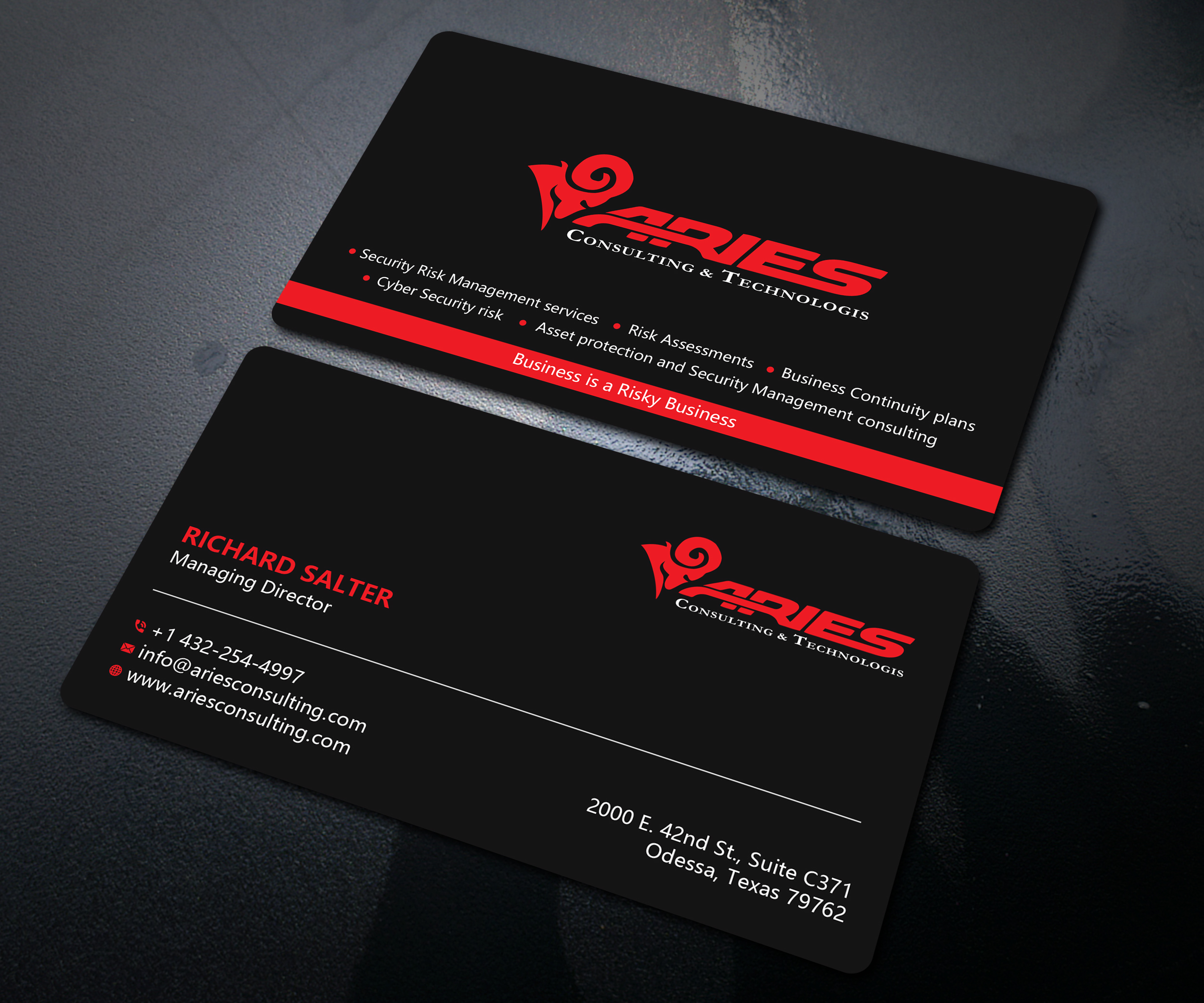 Diseño de Tarjeta de Presentación por Uttom 2 para Sikur Services LLC. | Diseño #23961296