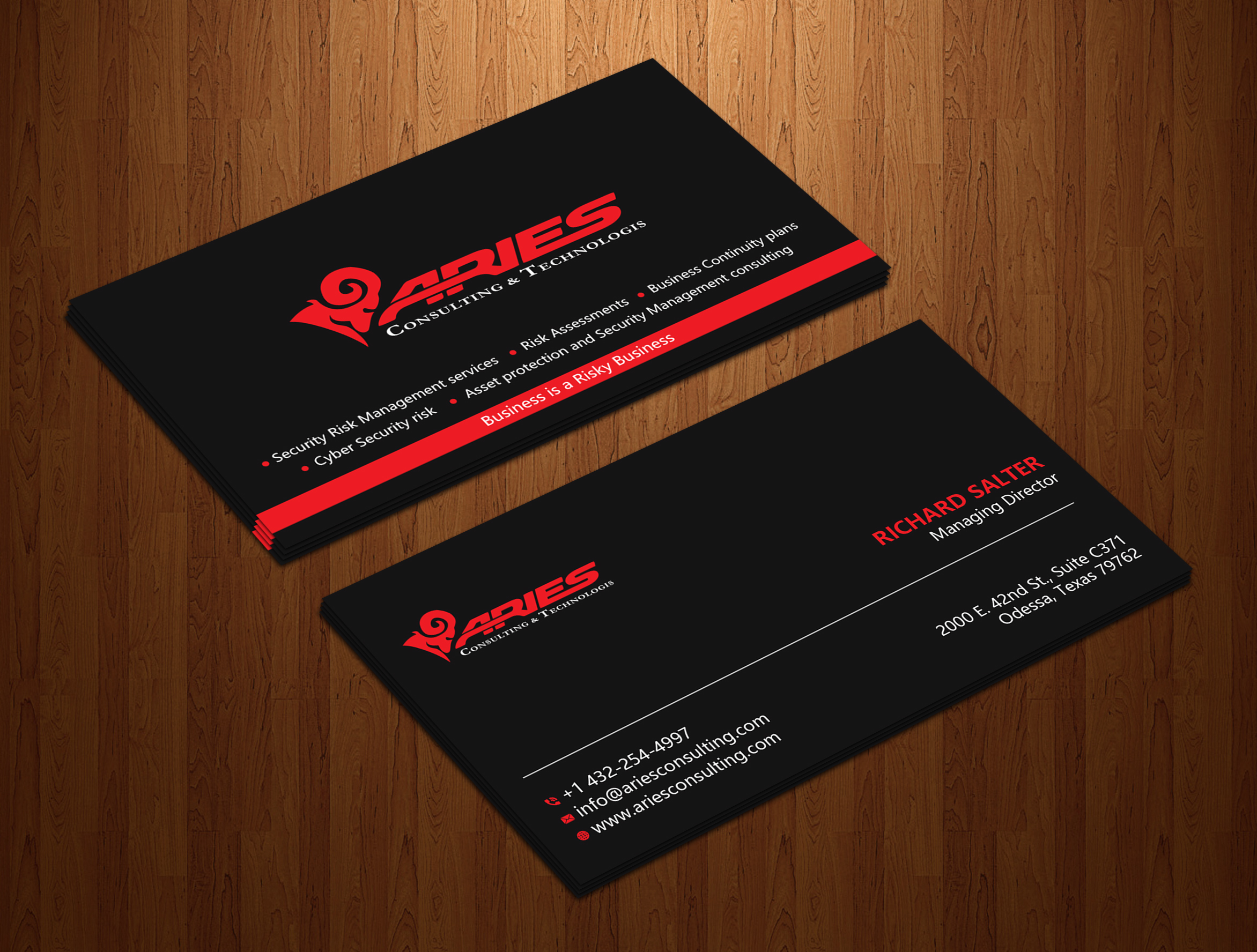 Business Card Design by Uttom 2 for Sikur Services LLC. | Design #23961297