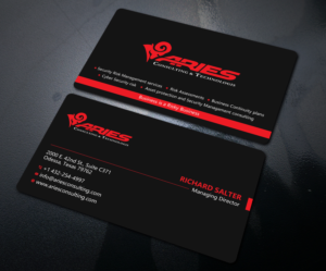Diseño de Tarjeta de Presentación por Uttom 2 para Sikur Services LLC. | Diseño: #23961300