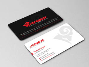 Aries Consulting and Technology Business Card | Design de Carte de Visite par Uttom 2