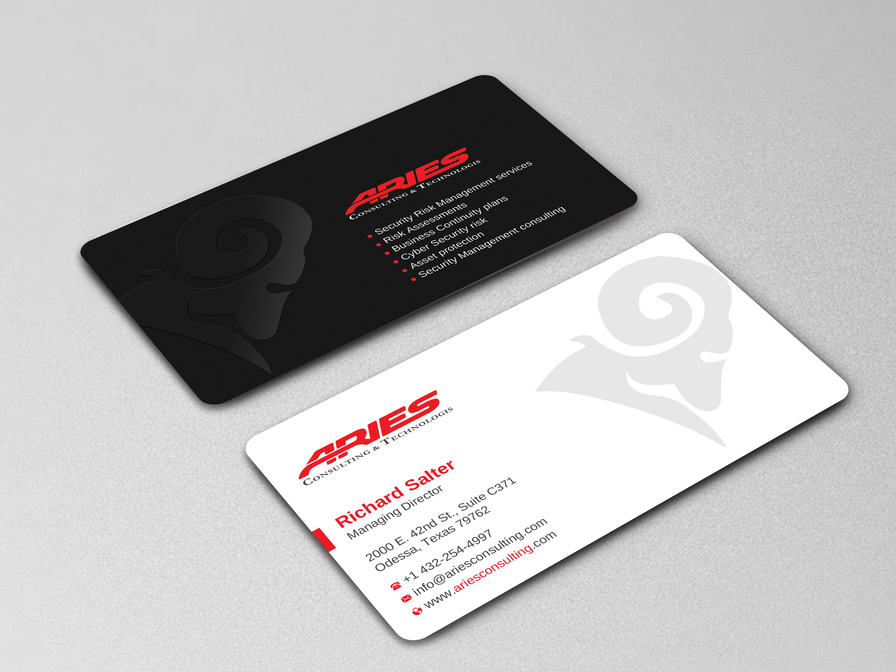 Diseño de Tarjeta de Presentación por Uttom 2 para Sikur Services LLC. | Diseño #24012917